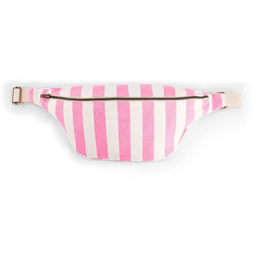 Lot De 2 Sacs Banane Rayure Rose Fluo.webp