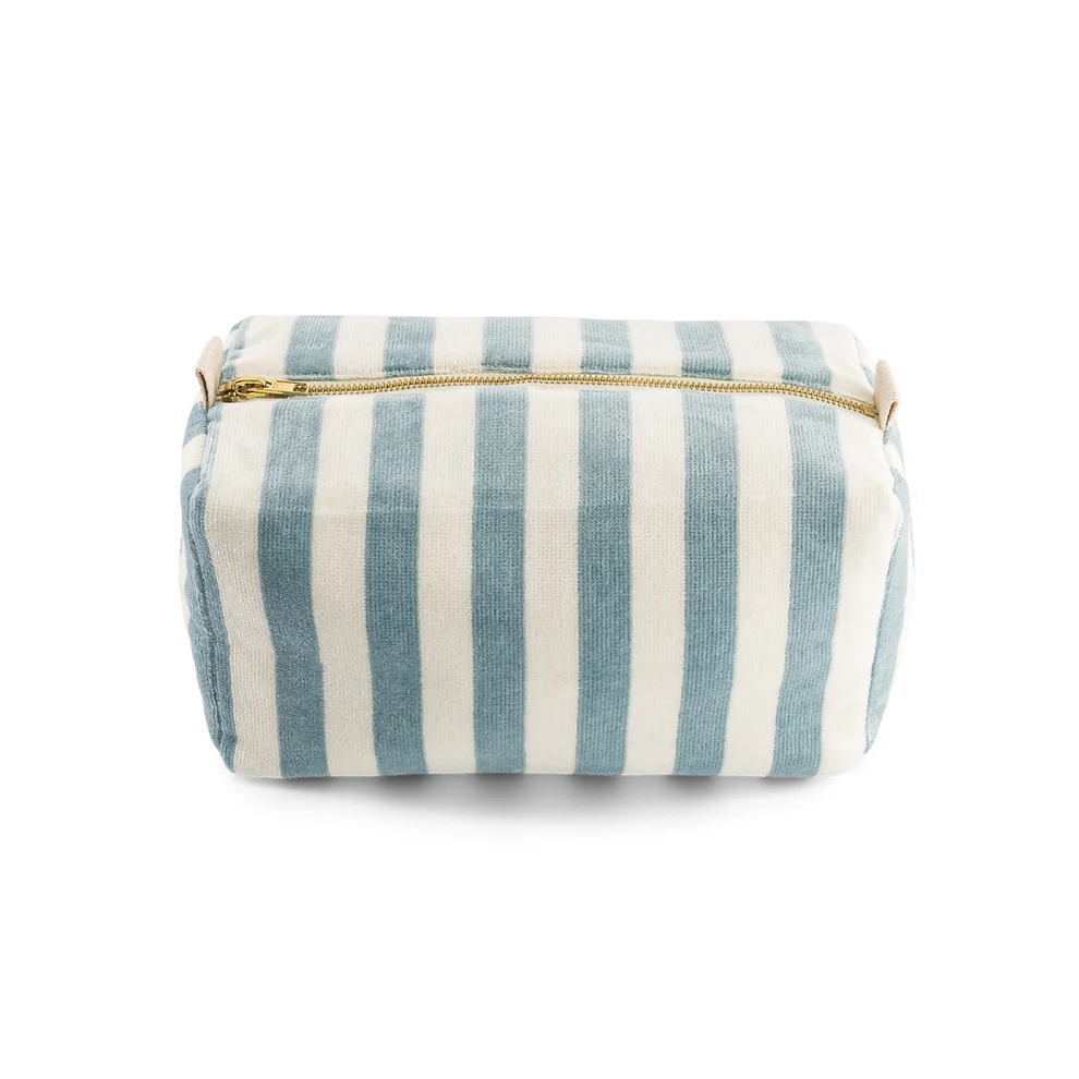 Lot De 2 Trousses De Toilette Vic Rayees Blue Cloud.webp