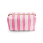 Lot De 2 Trousses De Toilette Vic Rayure Rose Fluo.webp
