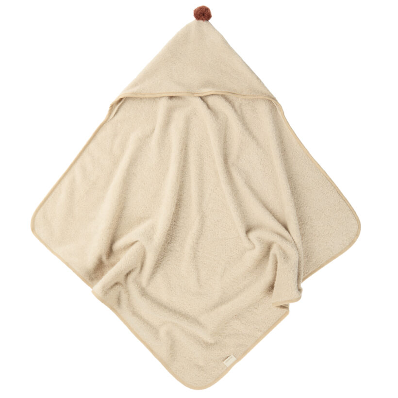 So Cute Baby Bath Cape Almond Nobodinoz 1.jpg