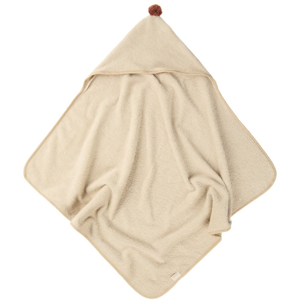 So Cute Baby Bath Cape Almond Nobodinoz 1.jpg