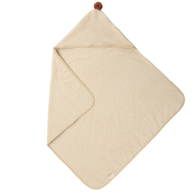 So Cute Baby Bath Cape Almond Nobodinoz 2.jpg