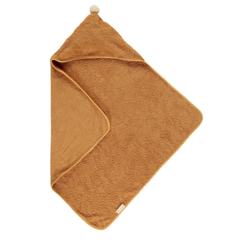 So Cute Baby Bath Cape Caramel Nobodinoz 4 2000000114477.jpg