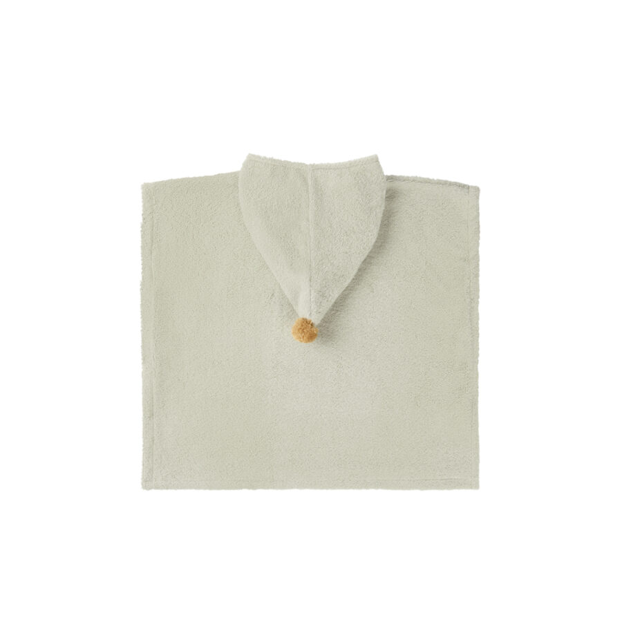 So Cute Baby Bath Poncho Sage Green Nobodinoz 2.jpg