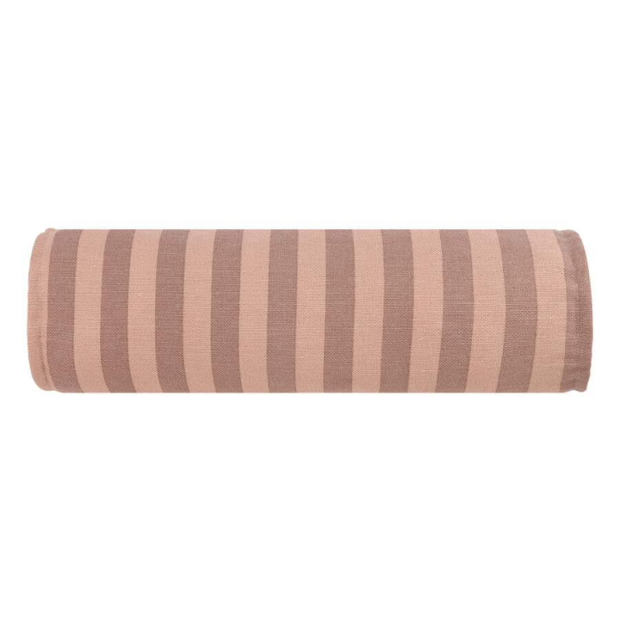 Vibes Cylinder Cushion Pink Mauve Stripes Nobodinoz 2 8435574935144.jpg