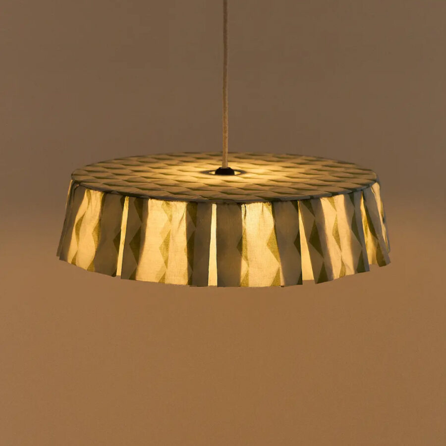 Vibes Lampshade Diameter 50cm Green Blue Harlequin Nobodinoz 2 8435574935588 1 1.jpg